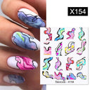 Ink Blooming Marble Nail Decals By Harunouta For Summer Art