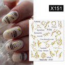 Ink Blooming Marble Nail Decals By Harunouta For Summer Art