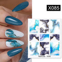 Ink Blooming Marble Nail Decals By Harunouta For Summer Art
