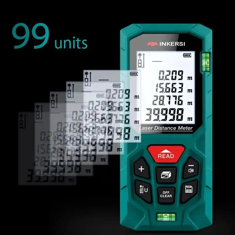 Inkersi Laser Rangefinder Tape Measure Distance Meter