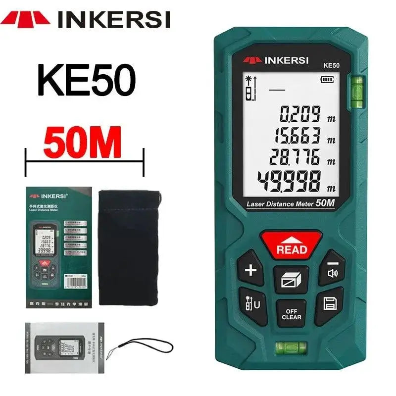 Inkersi Laser Rangefinder Tape Measure Distance Meter