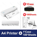 Inkless A4 Bluetooth Printer for Travel