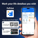 Inkless A4 Bluetooth Printer for Travel