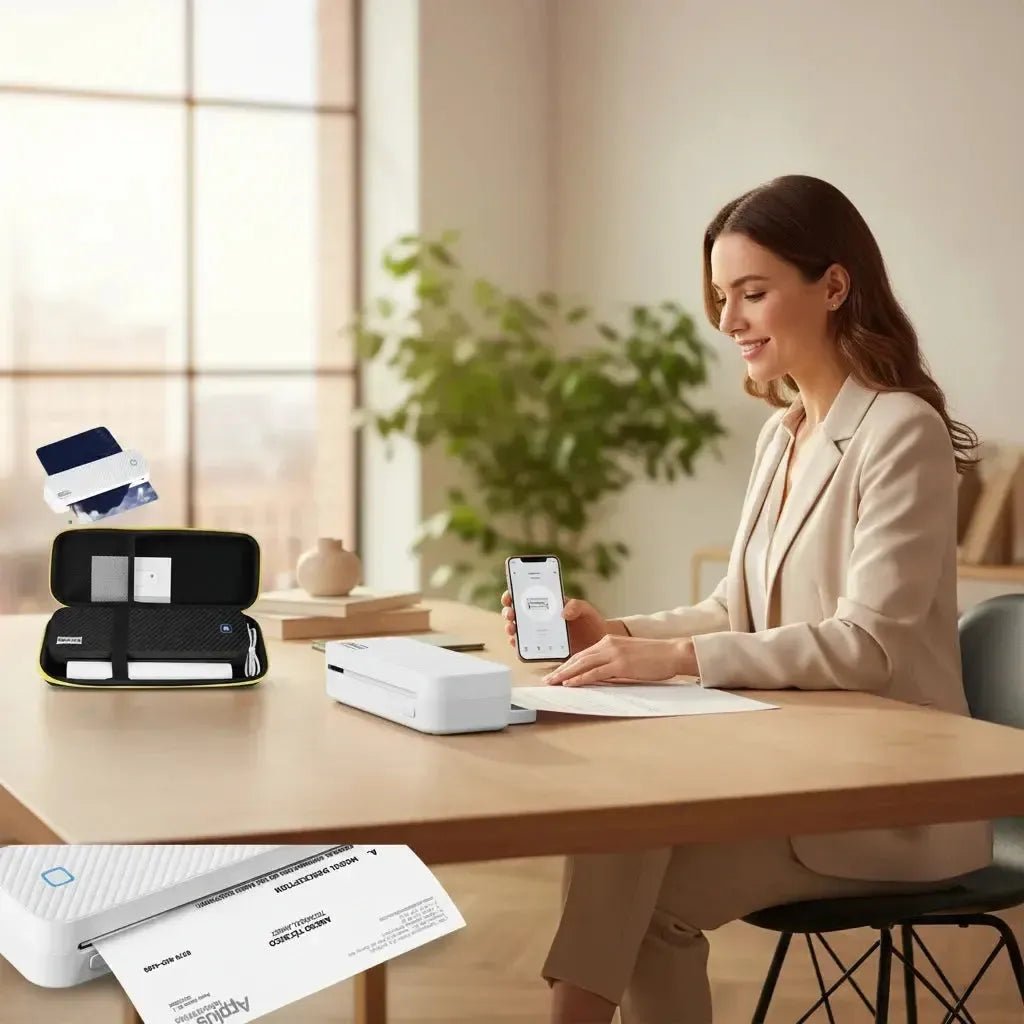 Inkless A4 Printer for On-the-Go Photos