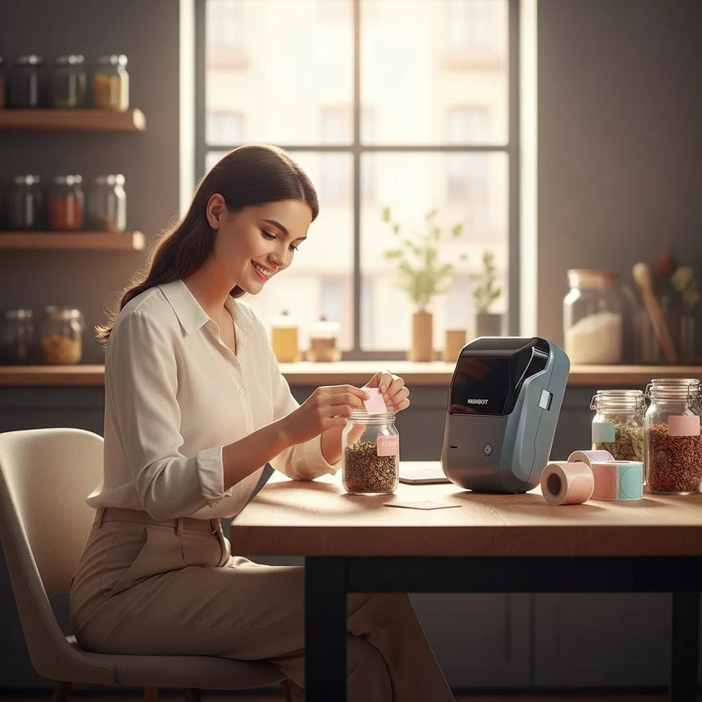 Inkless Bluetooth Label Printer for Home