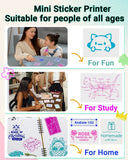 Inkless Color Sticker Printer for Crafts