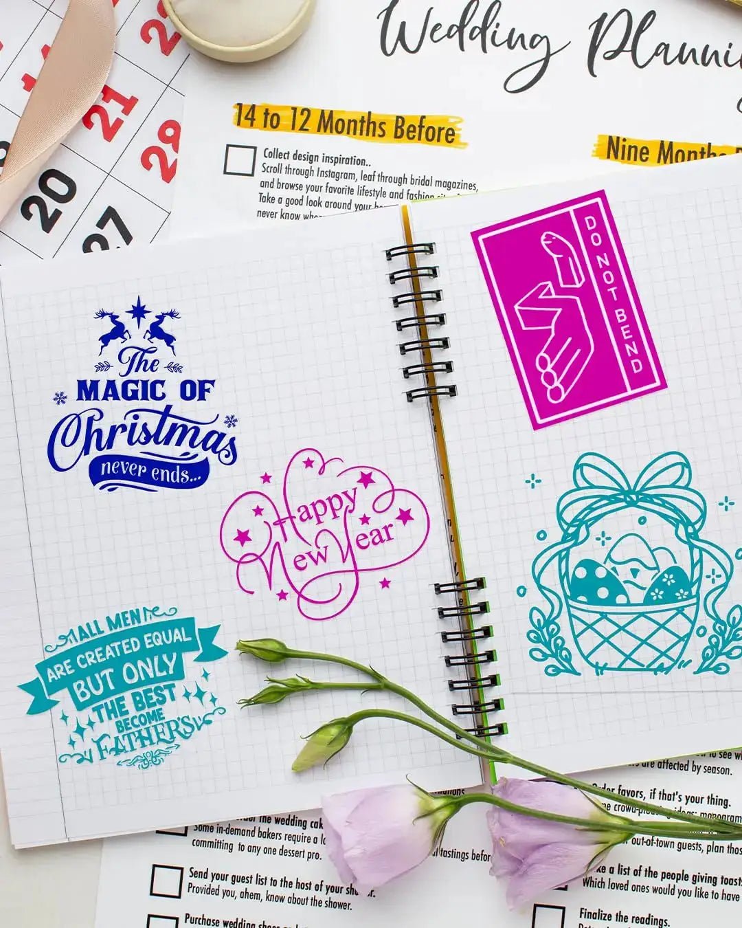 Inkless Color Sticker Printer for Crafts