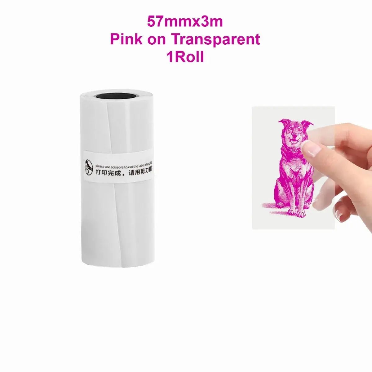 Inkless Color Sticker Printer for Crafts