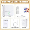 Inkless Color Sticker Printer for Crafts