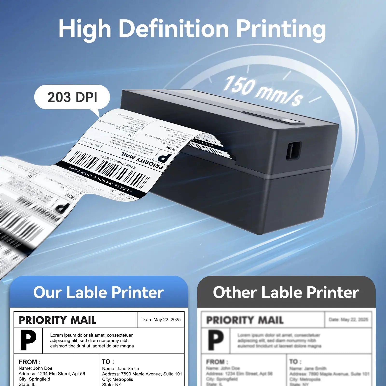 Inkless Label Printer For Barcodes IDs