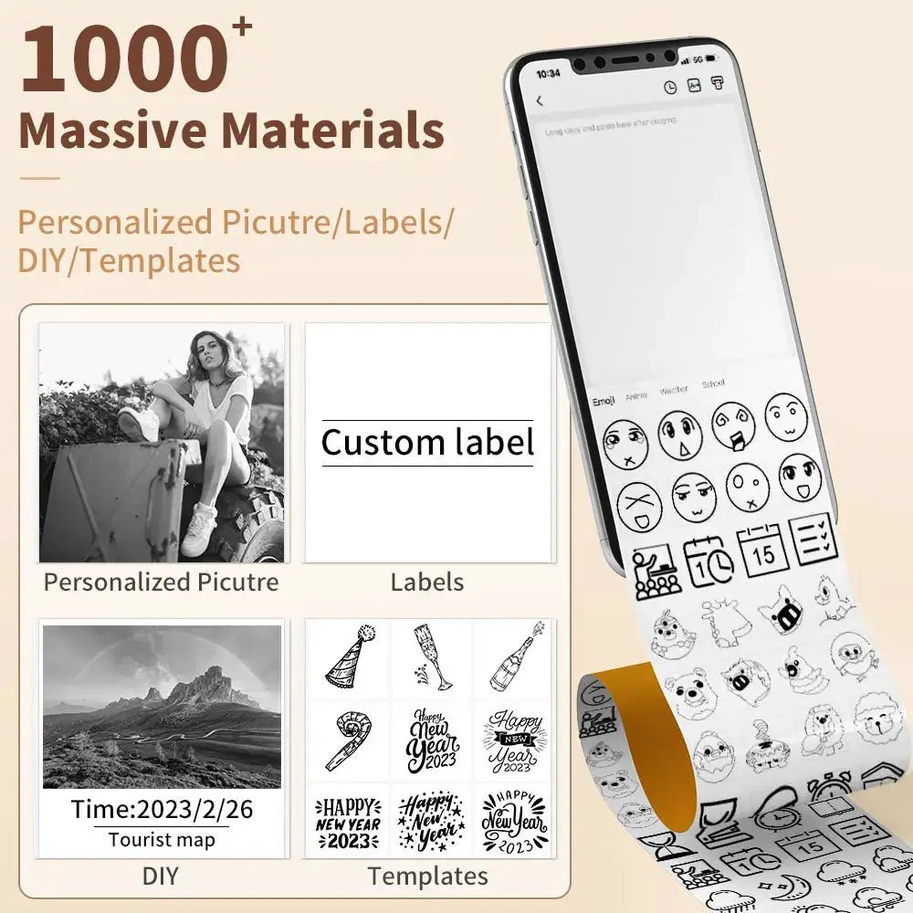 Inkless Label Printer for Home Tasks