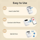 Inkless Label Printer for On the Go