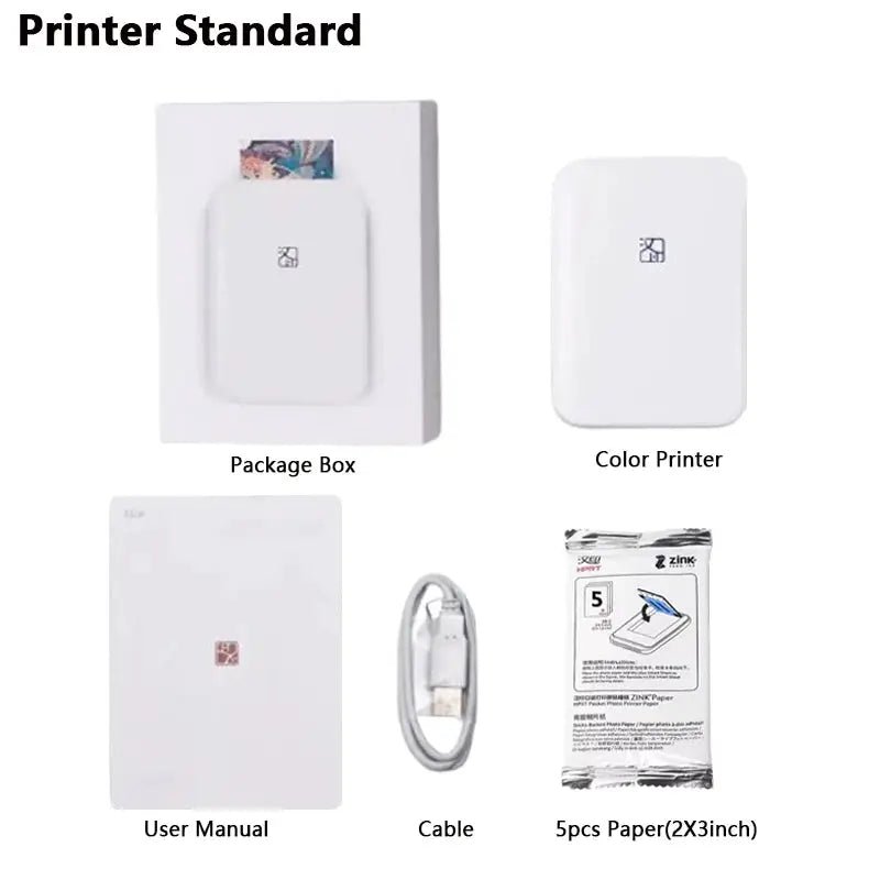 Inkless Pocket Photo Printer for Travel — product view 8