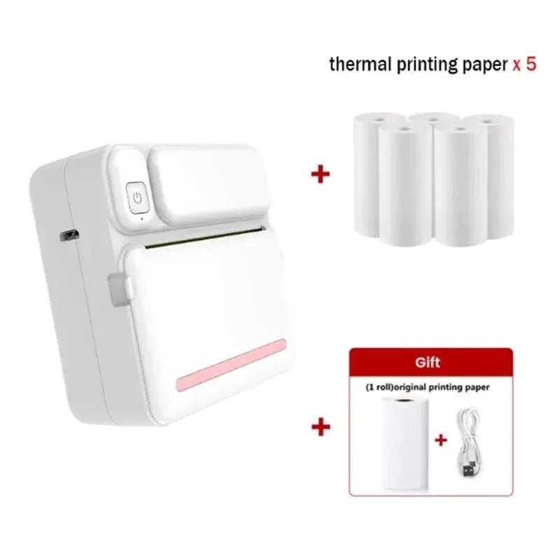 Inkless Pocket Printer for Receipts