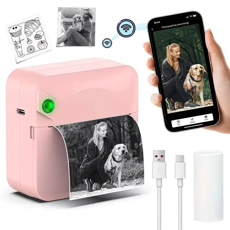 Inkless Sticker Printer for Notes Labels