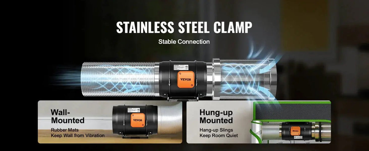 VEVOR Inline Duct Fan - Humidity Control — product view 15
