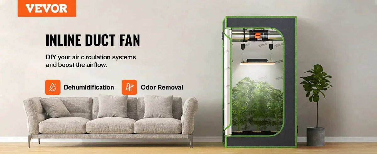 VEVOR Inline Duct Fan - Humidity Control — product view 11