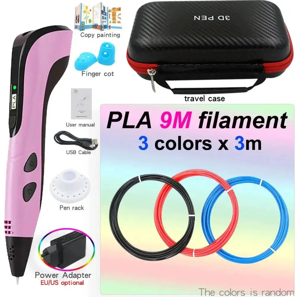 Innovative 3D Printing Pen For Kids With Safe LED Screen