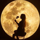 Cozy Moon Projection Lamp for Rooms