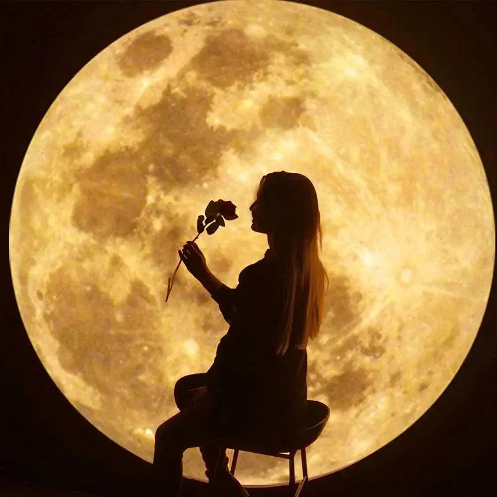 Moon Projection Lamp Night Light Decor For Cozy Rooms