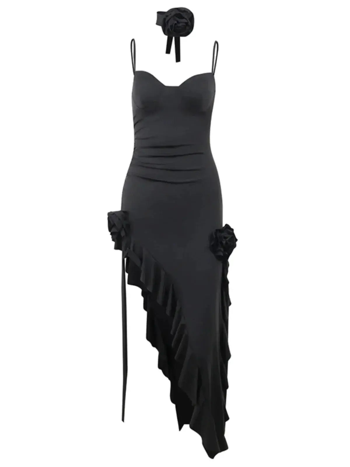 Instahot Flower Sling Dress Chic Summer Vacation Style