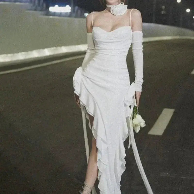 Instahot Flower Sling Dress Chic Summer Vacation Style