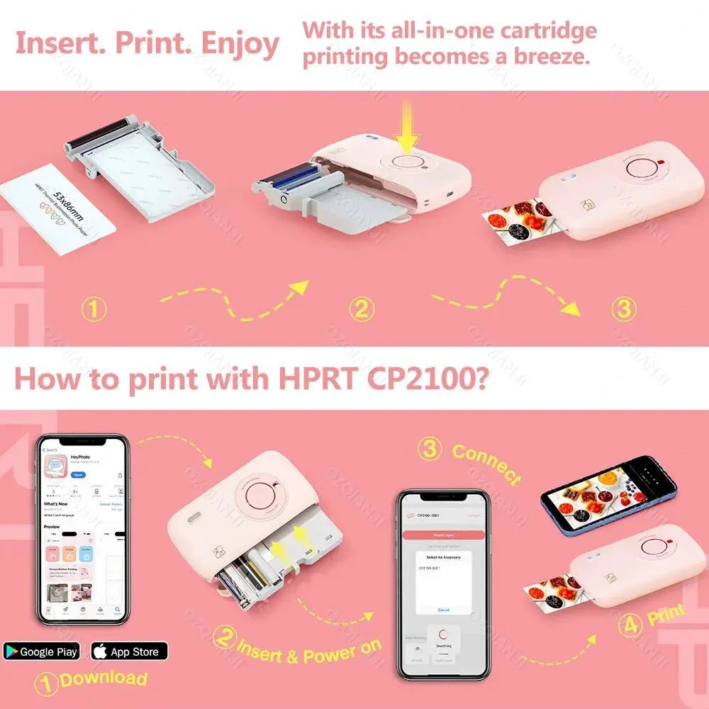Instant Photo Printer for Mobile Sharing
