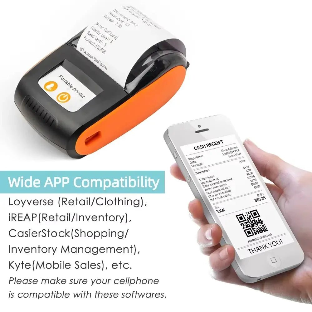 Instant Receipt Printer for Mobile Sales