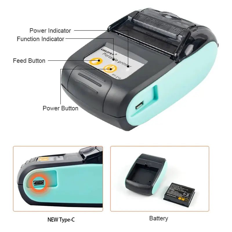 Instant Receipt Printer for Mobile Sales