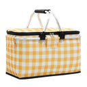 Insulated Folding Picnic Basket for Outdoor Activities