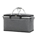 Insulated Folding Picnic Basket for Outdoor Activities