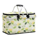 Insulated Folding Picnic Basket for Outdoor Activities