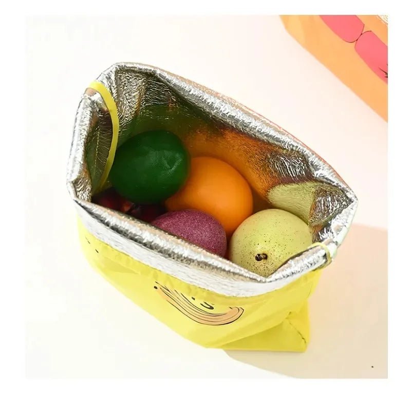 Insulated Fresh Keeper Bag Reusable Vegetables Storage Organizer Drawstring Tote