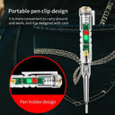 Intelligent Voltage Tester Pen for Electrical Maintenance LED Indicator
