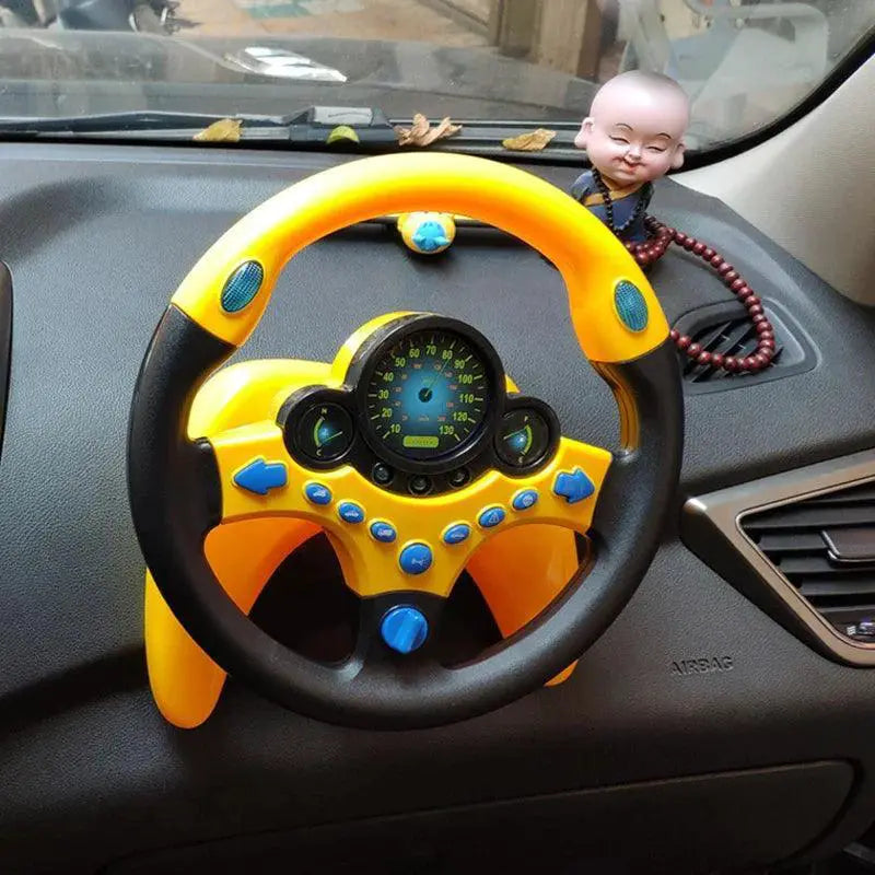 Interactive Baby Steering Wheel Toy With Sounds And Music
