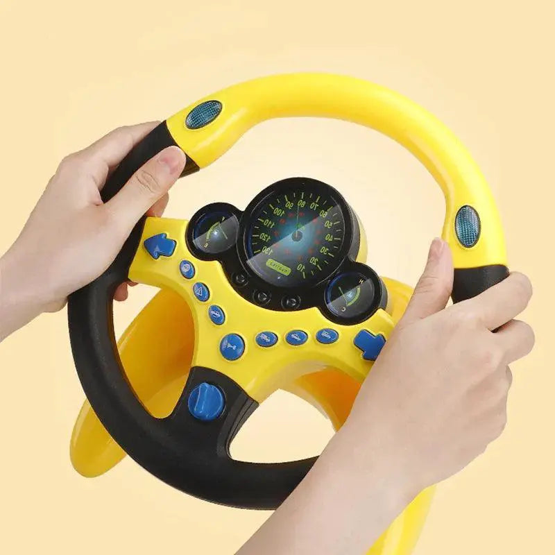Interactive Baby Steering Wheel Toy With Sounds And Music