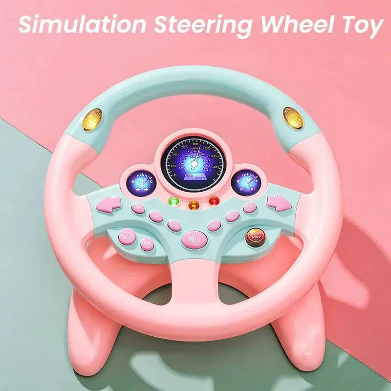 Interactive Baby Steering Wheel Toy With Sounds And Music