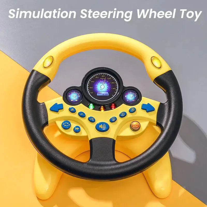 Interactive Baby Steering Wheel Toy With Sounds And Music