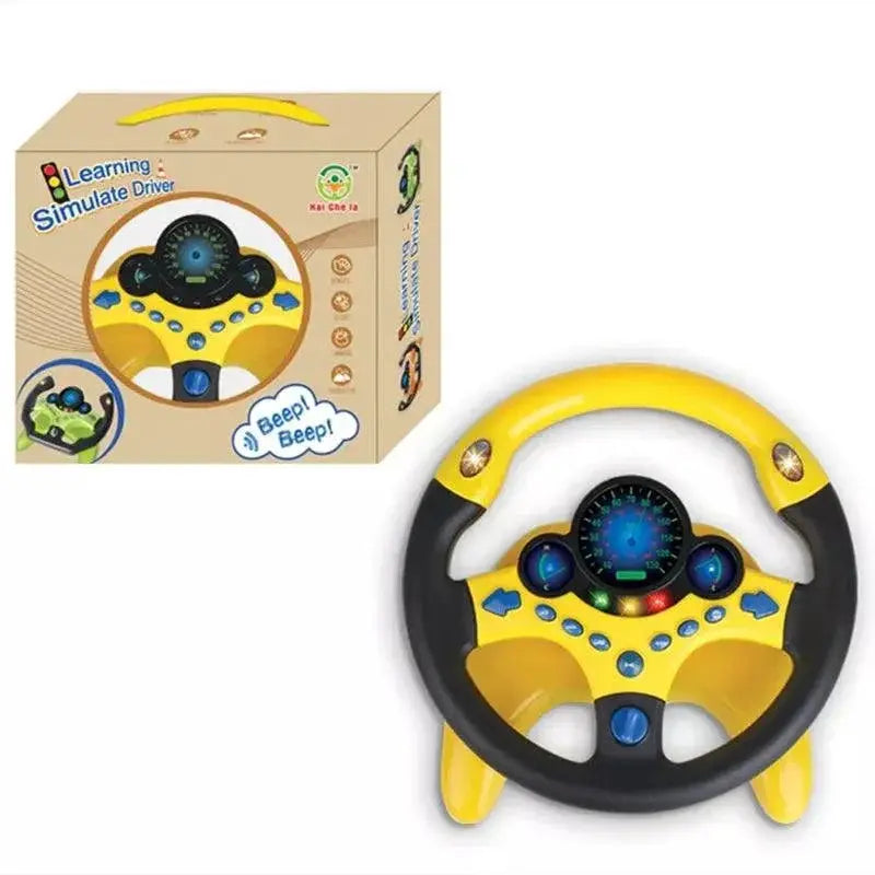 Interactive Baby Steering Wheel Toy With Sounds And Music