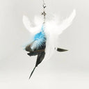 Interactive Bird & Feather Cat Wand with Bell Toy