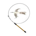 Interactive Cat Stick Toy with Feather Bird and Bell Fun