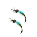 Interactive Cat Stick Toy with Feather Bird and Bell Fun