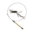 Interactive Cat Stick Toy with Feather Bird and Bell Fun