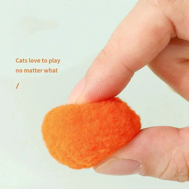 Interactive Cat Toy Set Plush Balls And Pompom Toys