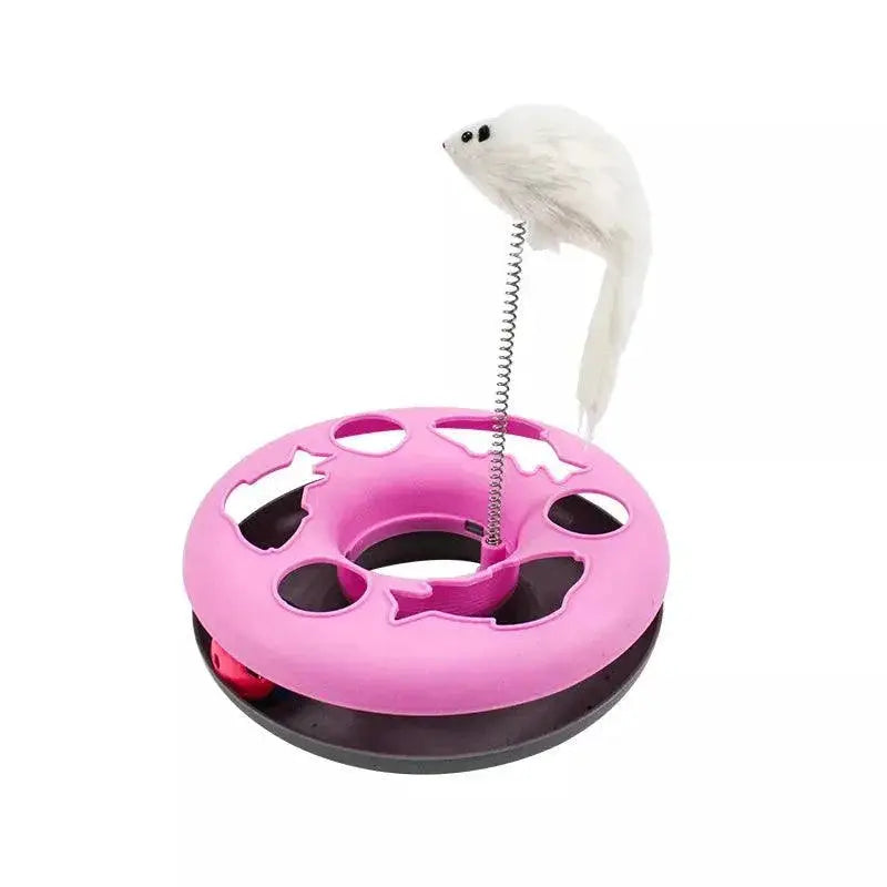 Interactive Cat Toy Set With Catnip Roller Tracks Balls -  product image