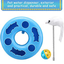 Interactive Cat Toy Set with Catnip Roller Tracks Balls