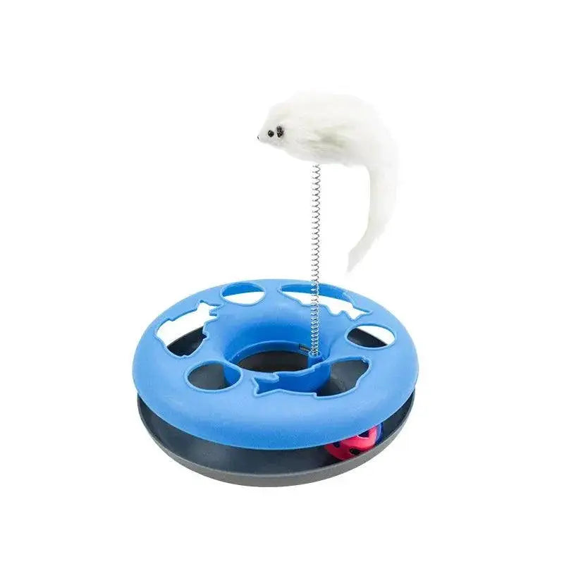 Interactive Cat Toy Set With Catnip Roller Tracks Balls -  product image