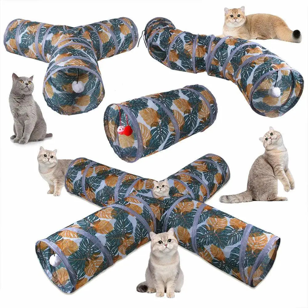Interactive Cat Tunnel Toy For Engaging Pets And Fun