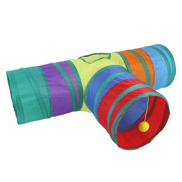 Interactive Cat Tunnel Toy For Engaging Pets And Fun