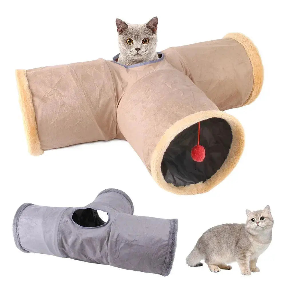 Interactive Cat Tunnel Toy For Engaging Pets And Fun